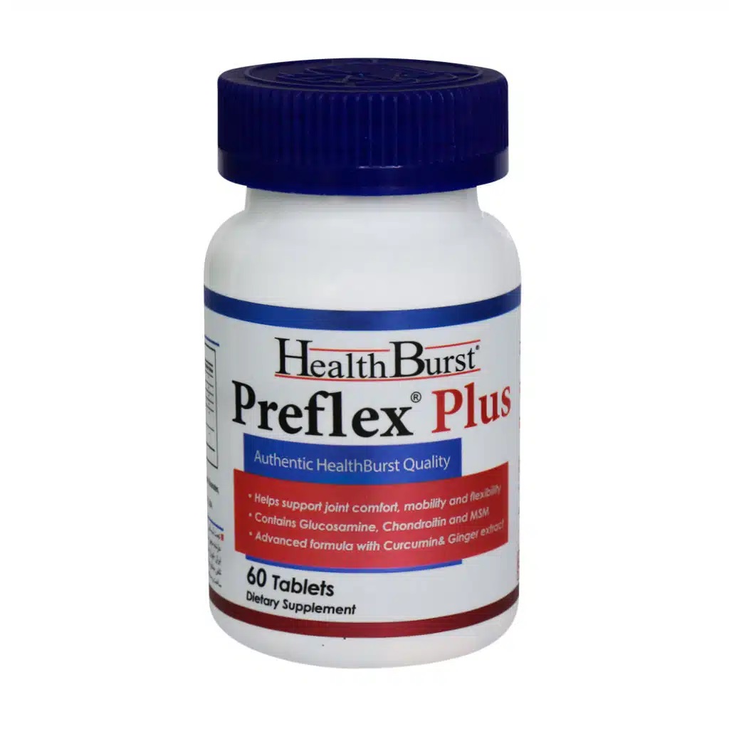 Health-Burst-Preflex-Plus نمای بسته ی پریفلکس پلاس