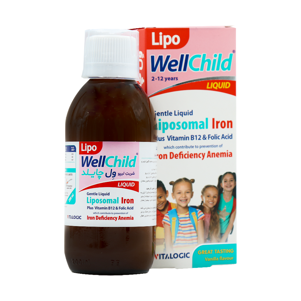Vitalogic-LIPO-Well-Child-Syrup-NIAZPHARMA شربت لیپو ول چایلد ویتالوژیک 200 میلی لیتر - Image 1